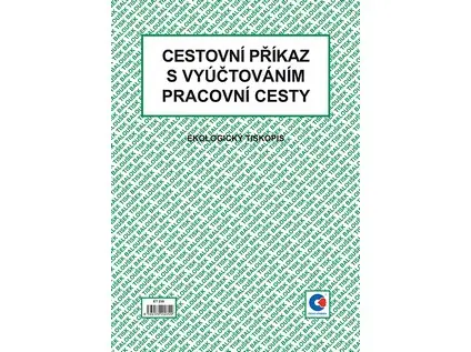 Příkaz cestovní A4 oboustraný s vyúčtováním