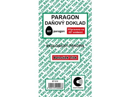 Paragon daňový doklad