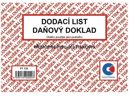 Dodací listy A6 SP