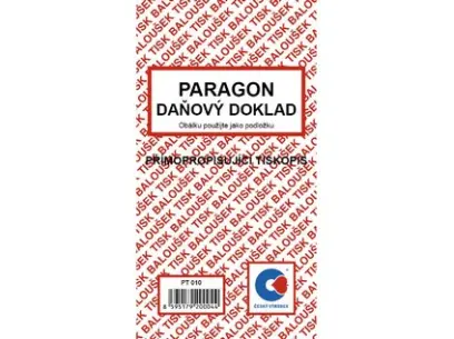 Paragon SP daňový doklad