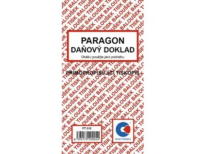 Paragon SP daňový doklad