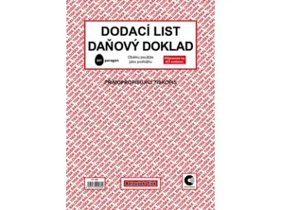 Dodací listy A4 SP