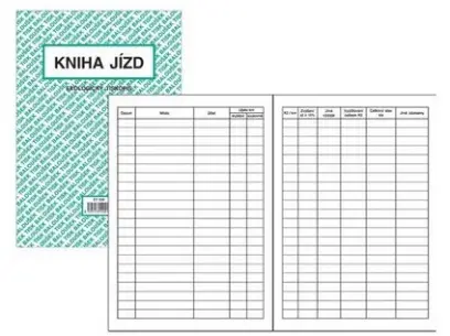 Kniha jízd A5 osobní automobil