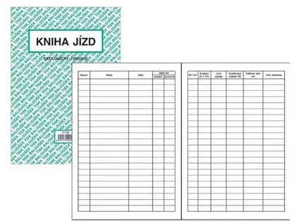 Kniha jízd A5 osobní automobil