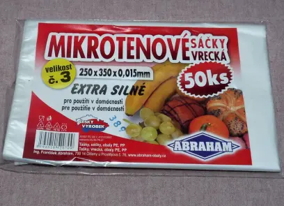 Mikrotenové sáčky pevné 25x35cm