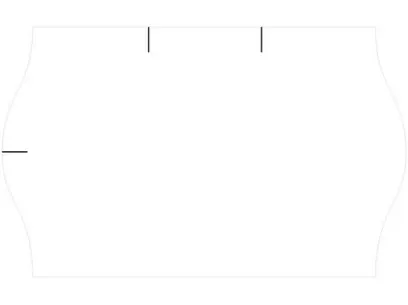 Etikety cenové 25x16 mm bílé CONTACT 1100 etiket