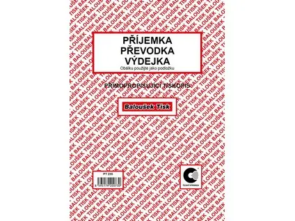 Příjemka převodka výdejka A5 SP