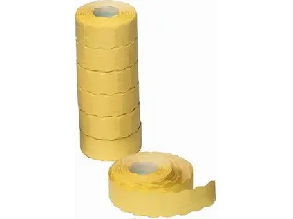 Etikety cenové 26x12 mm bílé UNI 1500 etiket