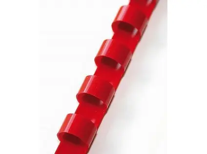 Kroužky plastové 6 červené 100 ks