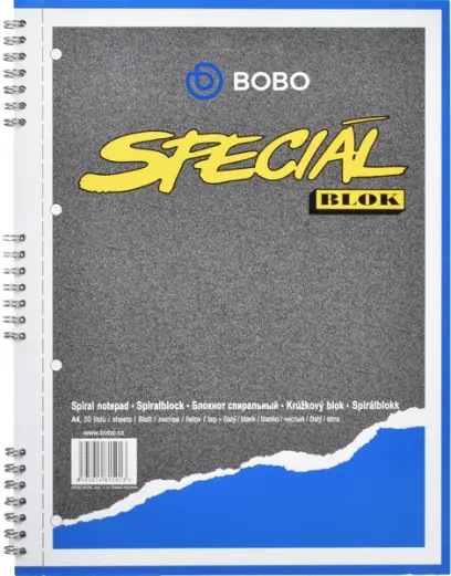 Blok spirálový Speciál A4 čistý