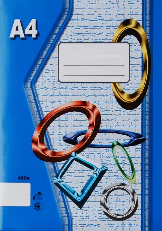 Sešit 460 recyklovaný, formát A4, 60 listů, čistý