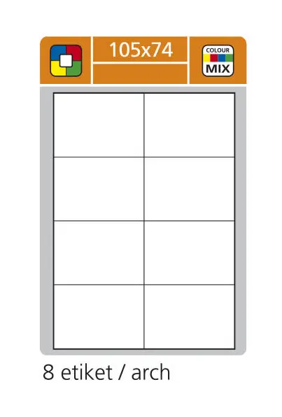Etikety samolepicí 105x74mm