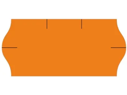 Etikety cenové 26x12 mm oranžové CONTACT 1500 etiket