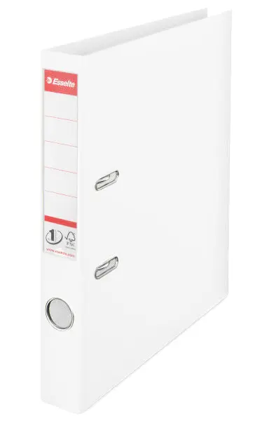 Pořadač pákový 50 mm celoplastový bílý