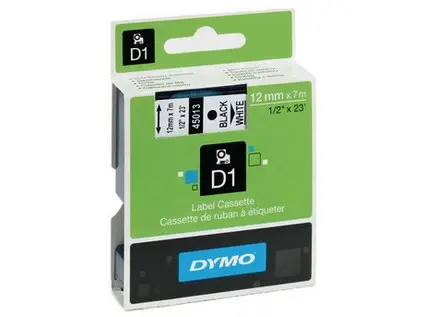 Páska D1 24 mm černá-bílá