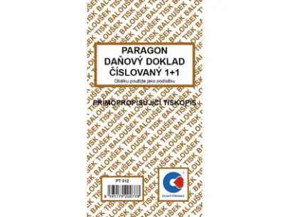 Paragon SP číslovaný daňový