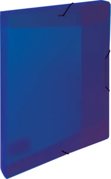 Box s gumou Opaline modrý