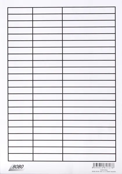 Podložka do sešitu A4 linka 8-12 mm L-L