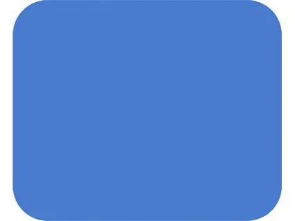 Podložka pod myš měkká modrá tenká