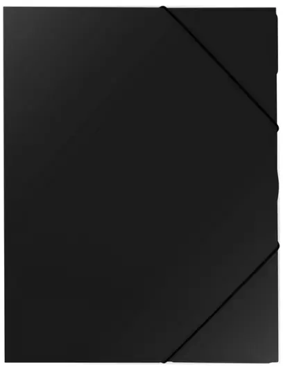 Mapa tříklopá neprůhledná černá