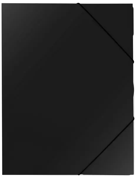 Mapa tříklopá neprůhledná černá