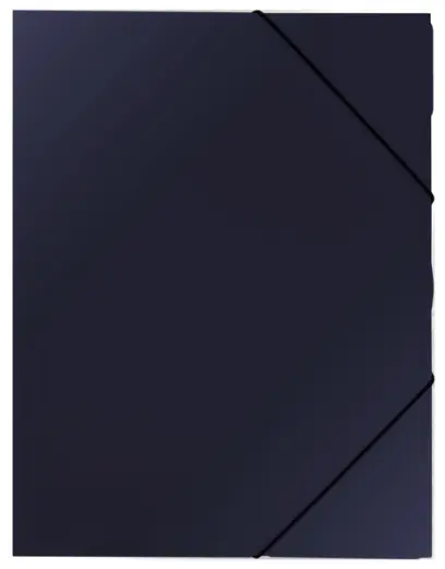 Mapa tříklopá neprůhledná modrá