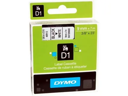 Páska D1 9 mm černo/žlutá pro LM100, 5500