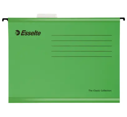 Závěsné desky Esselte Classic zelené