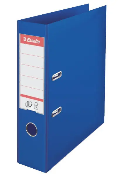 Pořadač pákový celoplastový modrý 75mm