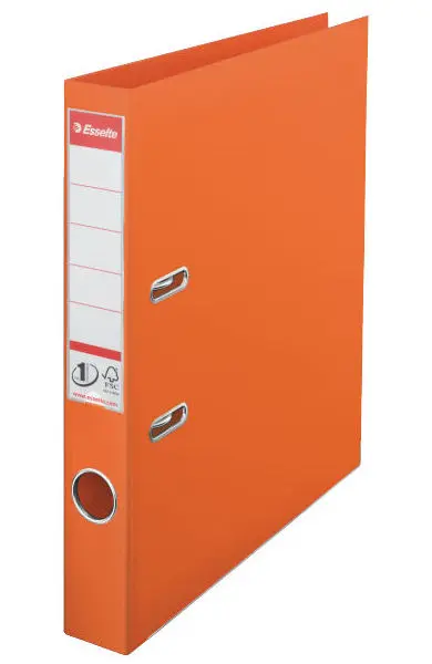 Pořadač pákový celoplastový oranžový 50mm