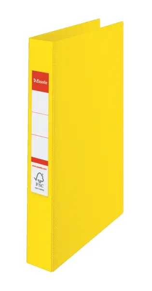 Pořadač kroužkový plastový Esselte VIVIDA žlutý 2 kroužky