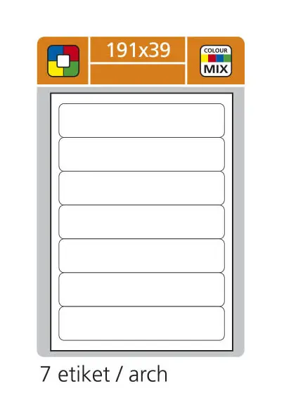 Etikety samolepicí Print 191x39mm 30ks