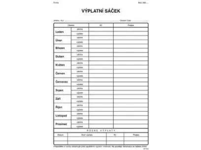 Sáček výplatní C5