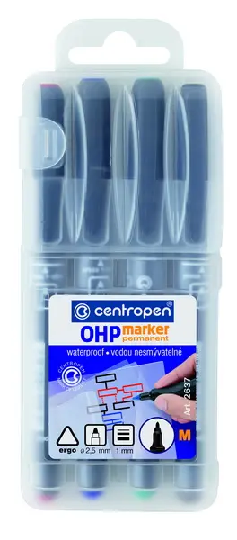 Popisovač 2637 OHP Permanent sada 4ks