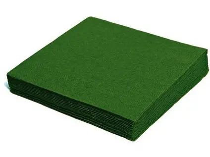 Ubrousky 33x33 cm barevné tmavě zelené 20 ks