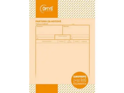 Faktury A5 NCR za hotové číslované