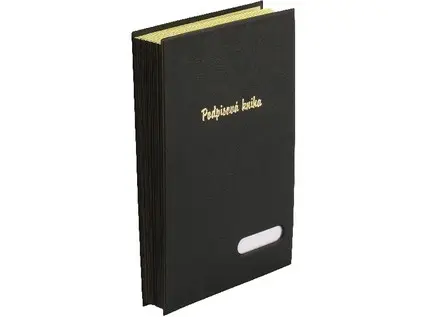 Kniha podpisová 16 listů