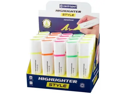 Zvýrazňovač 6252/20 sada 20 ks Style stopa 1-4,6 mm