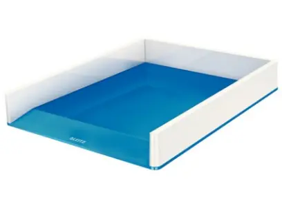 Zásuvka na spisy Leitz Wow dvoubarevná modrá