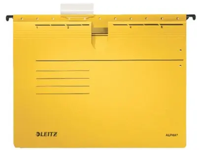 Desky závěsné Alpha s rychlovazačem žluté