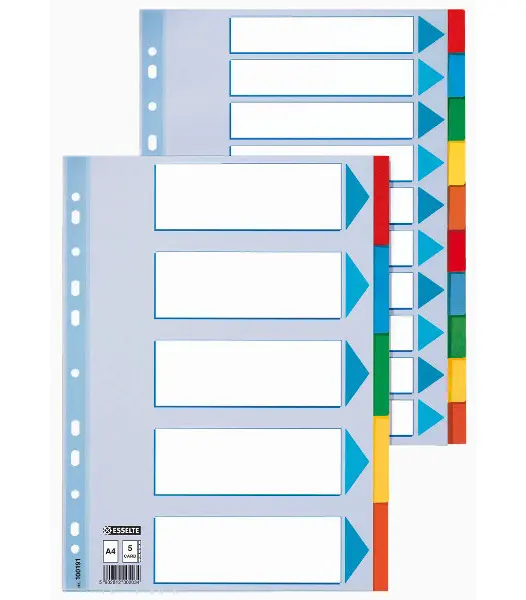 Rejstřík kartonový 10