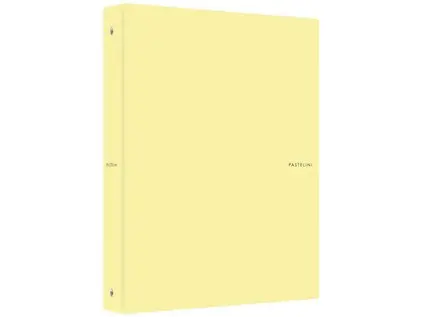 Pořadač 4 kroužkový 40 mm Pastelini žlutý