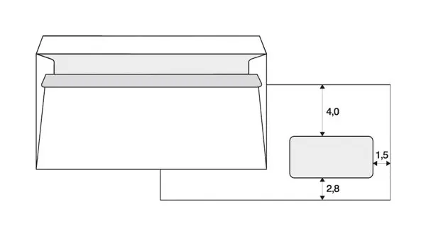Obálky DL s okénkem samolepicí 50ks