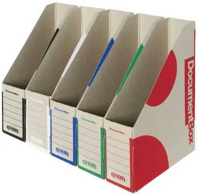 Stojan na časopisy Emba modrý