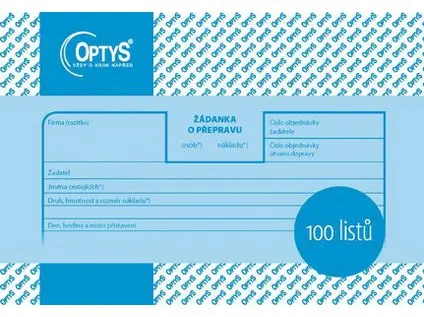 Žádanka o přepravu