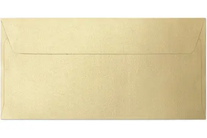 Ozdobné obálky DL 110x220mm zlaté 10ks
