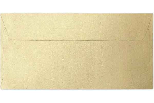 Ozdobné obálky DL 110x220mm zlaté 10ks