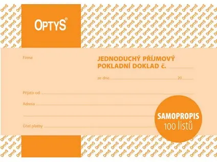 PPD jednoduchý A6 NCR (100 listů)