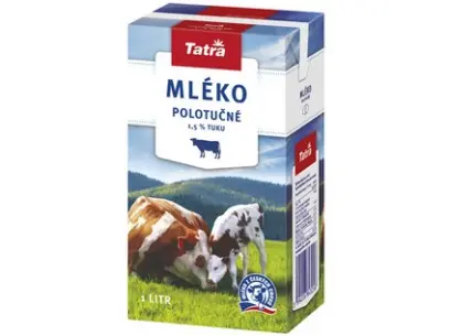Mléko polotučné 1l
