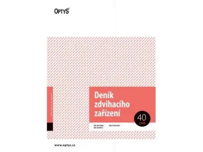 Deník zdvihacího zařízení